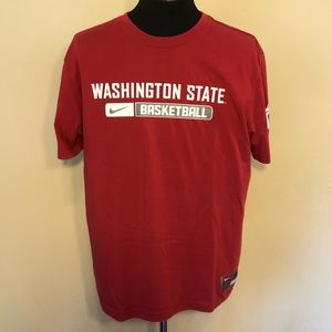 Washington State Cougars Basketball Nike Dri-Fit T-Shirt Size X-Large Red Pac 12